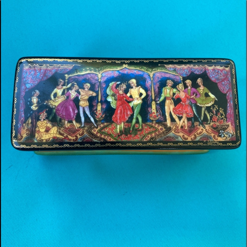 Nutcracker Ballet 100th Anniversary Porcelain Music/Trinket Box